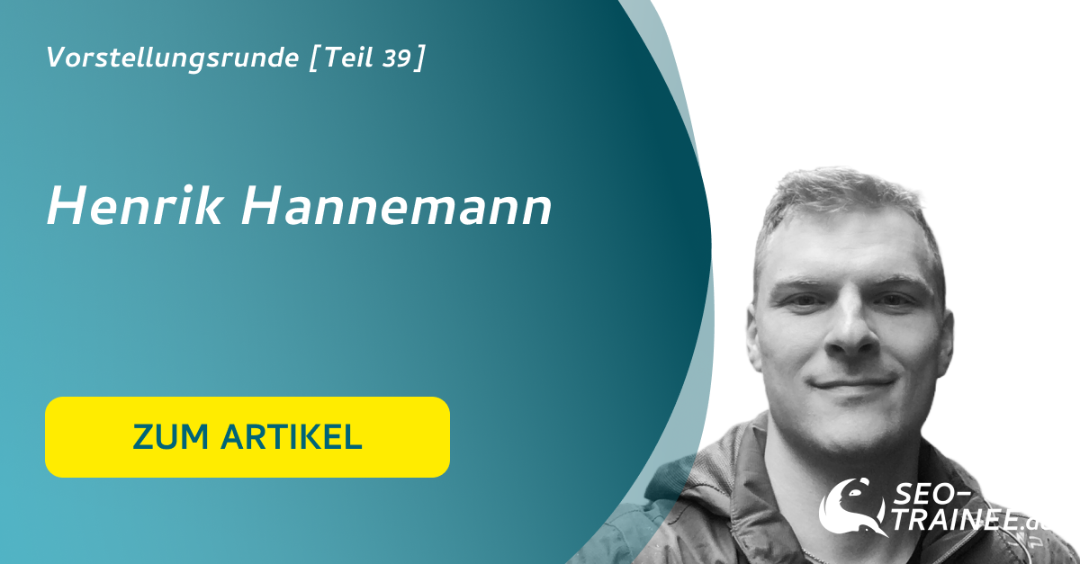 Vorstellungsrunde Teil 39 – Henrik